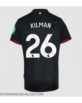 West Ham United Max Kilman #26 Maglia Gara Trasferta Repliche 2024-25 Maniche Corte West Ham United Max Kilman #26 Maglia Gara Trasferta Repliche 2024-25 Maniche Corte